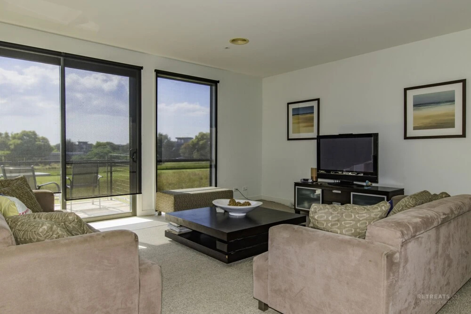 Golf and Pool Views Stylish Condo