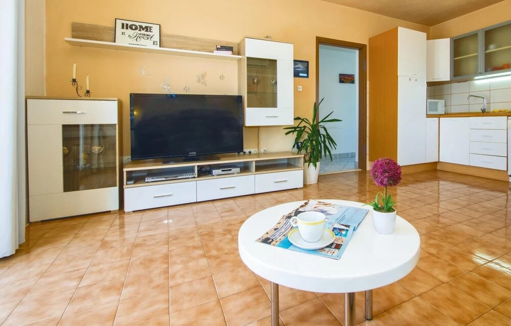 Awesome Home in Okrug Gornji With Sauna, Wifi and 5 Bedrooms