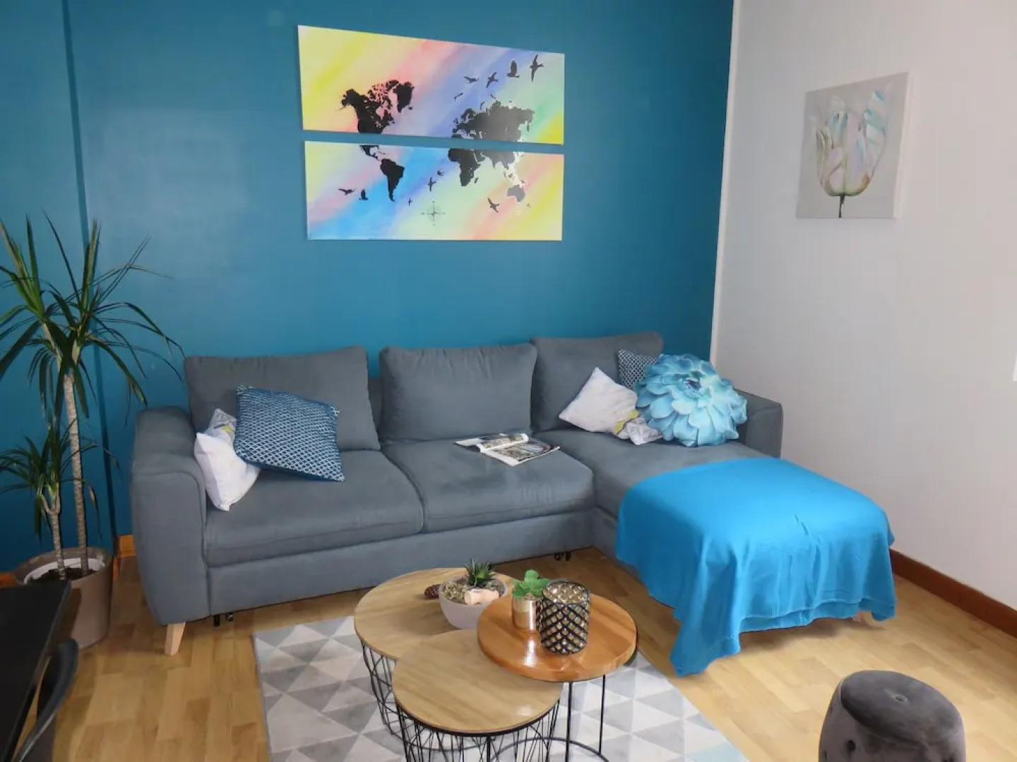 Grand appartement chaleureux