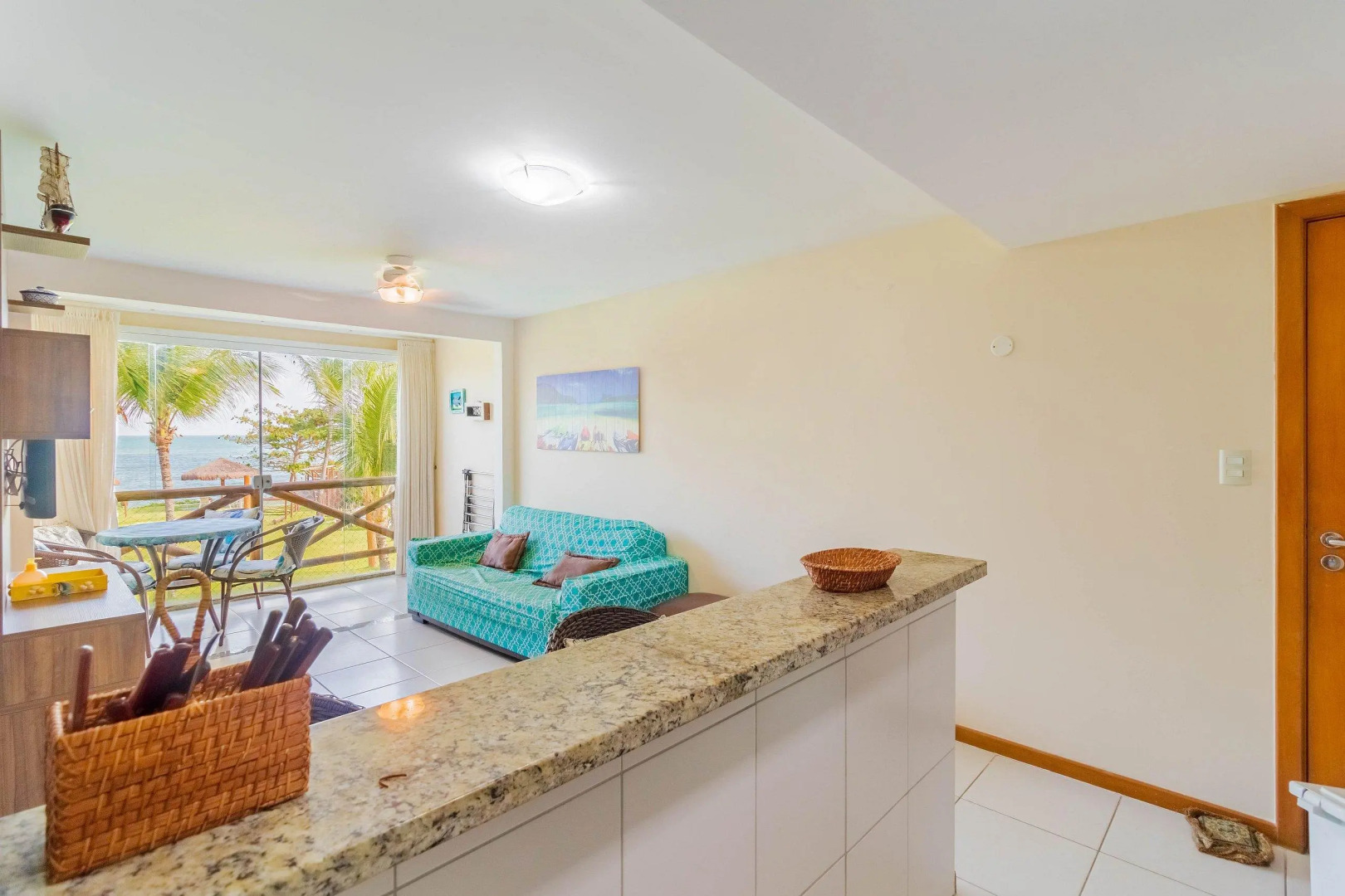 GB71 Apartamento 2 Quartos, Pé na Areia, Vista Mar - Paraíso dos Corais