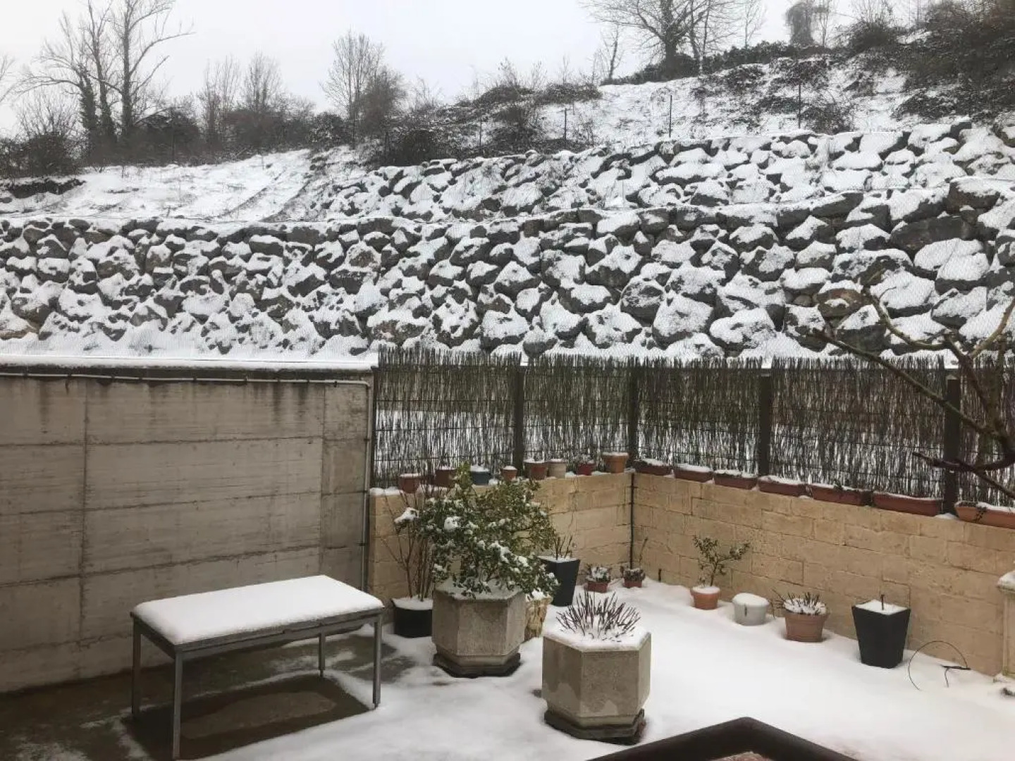 Apartamento con jardin