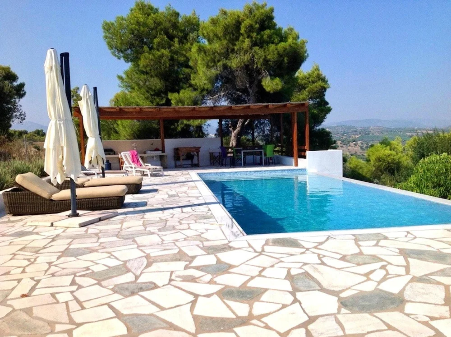 Villa With 5 Bedrooms in Porto Heli, With Wonderful sea View, Private