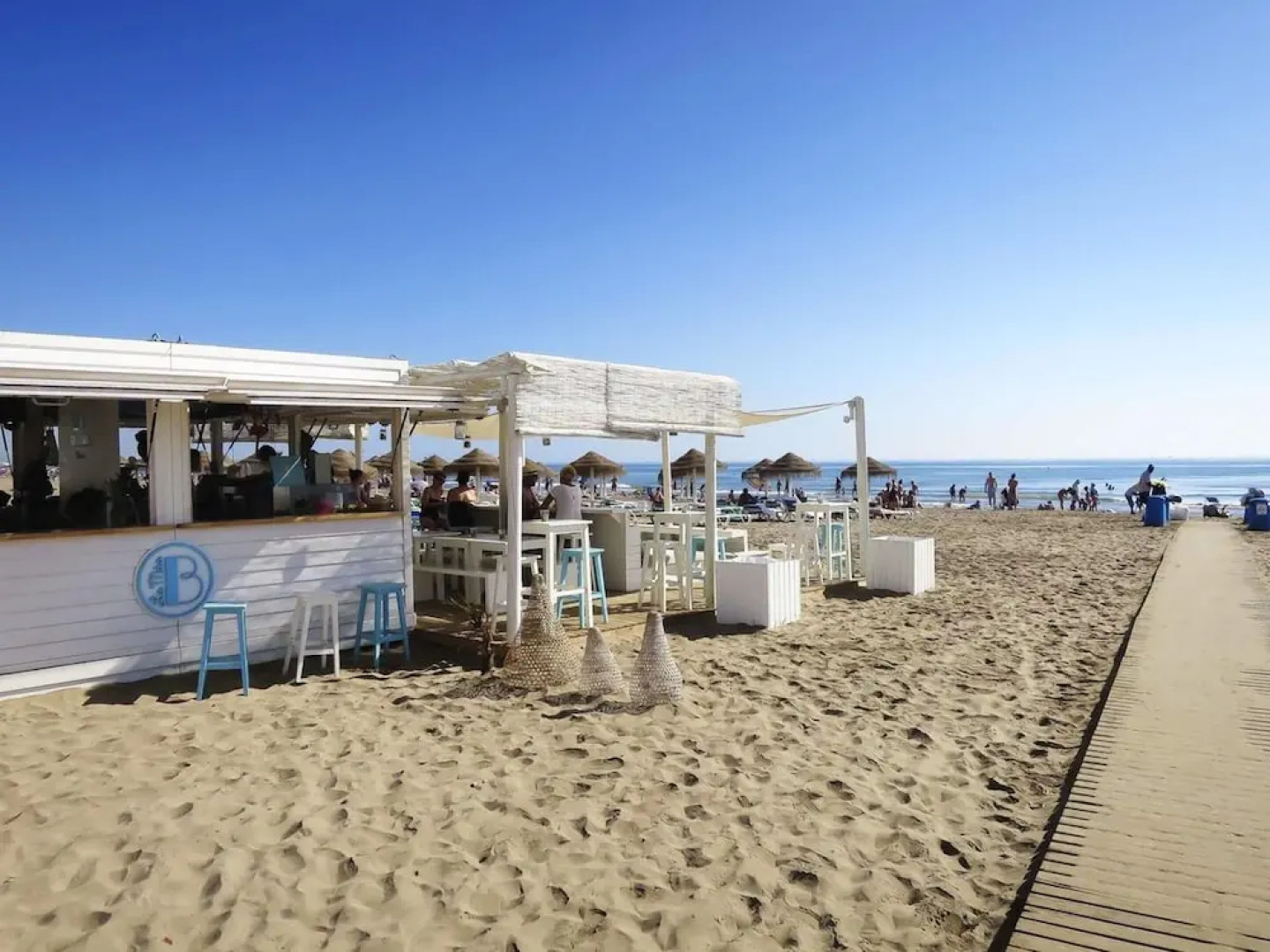 Apartment With one Bedroom in Alboraia, With Wonderful sea View, Shared Pool, Furnished Terrace - Near the Beach