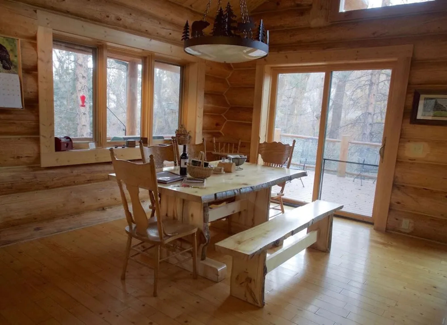 Cliffs & Stream Log - 3 Br Cabin