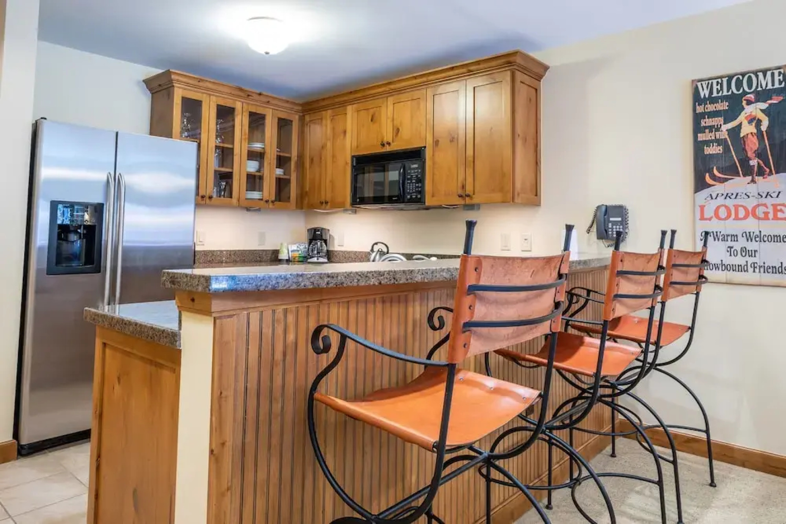 One Bedroom Condo with Large Balcony over Mountaineer Square 1 Condo - No Cleaning Fee! by RedAwning