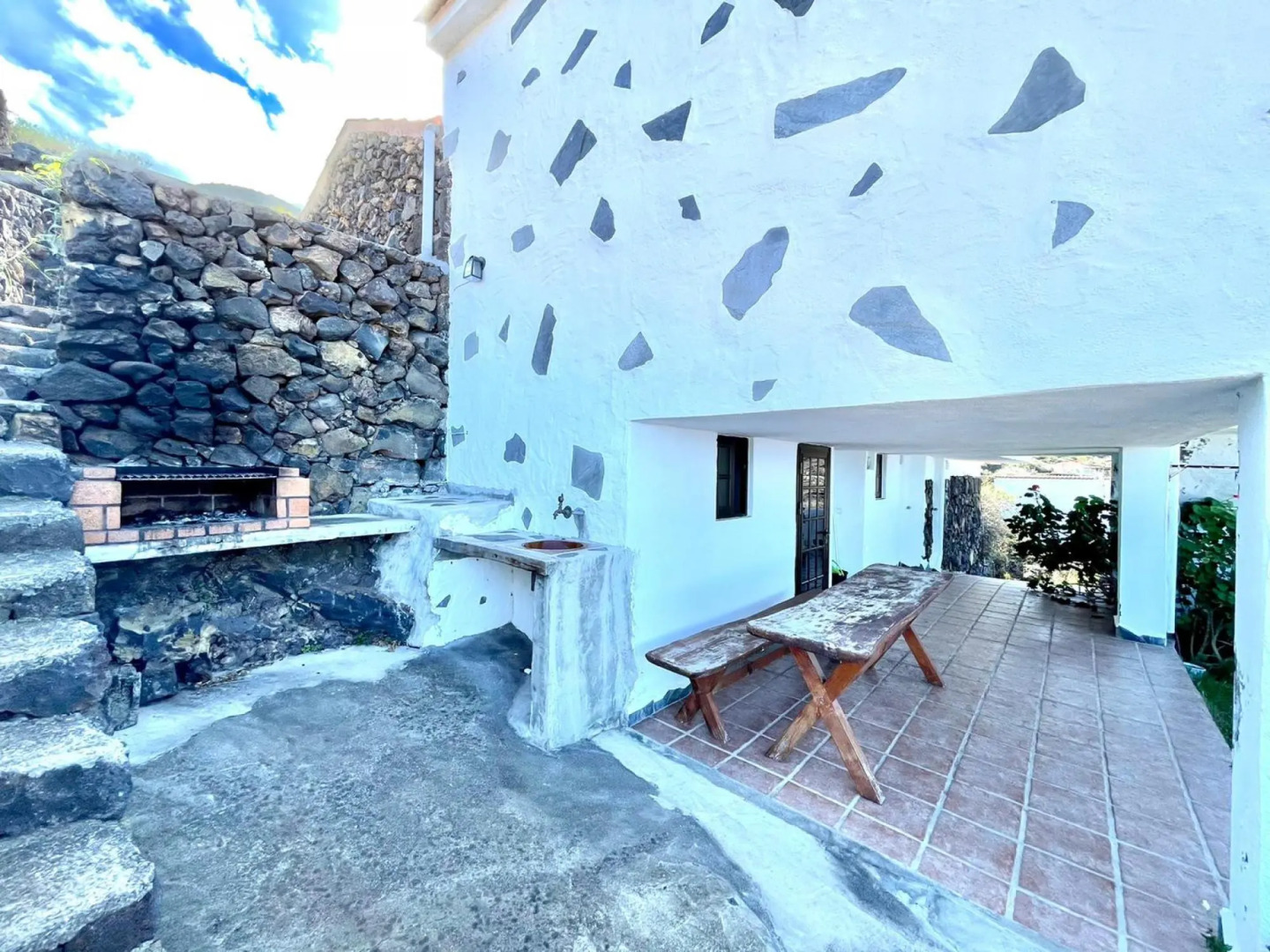 Casa rural con BBQ, Wifi y inolvidable vista a océano, El Hierro