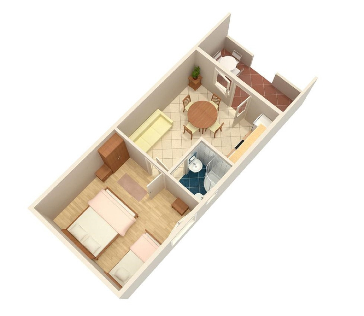 Apartment Niko - 50 m from pebble beach: A5 Prizemlje Pisak, Riviera Omis