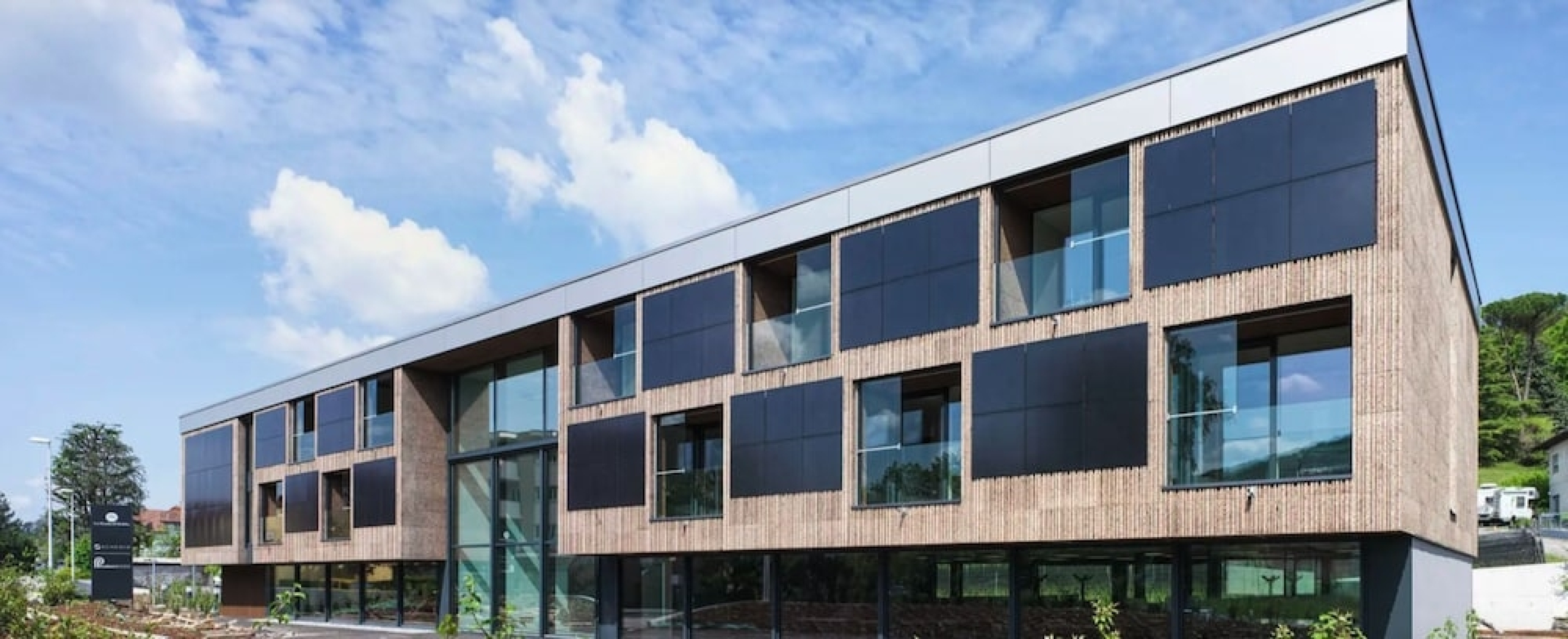 New High Tech Apartment Complex Modern, Simple and Stylish