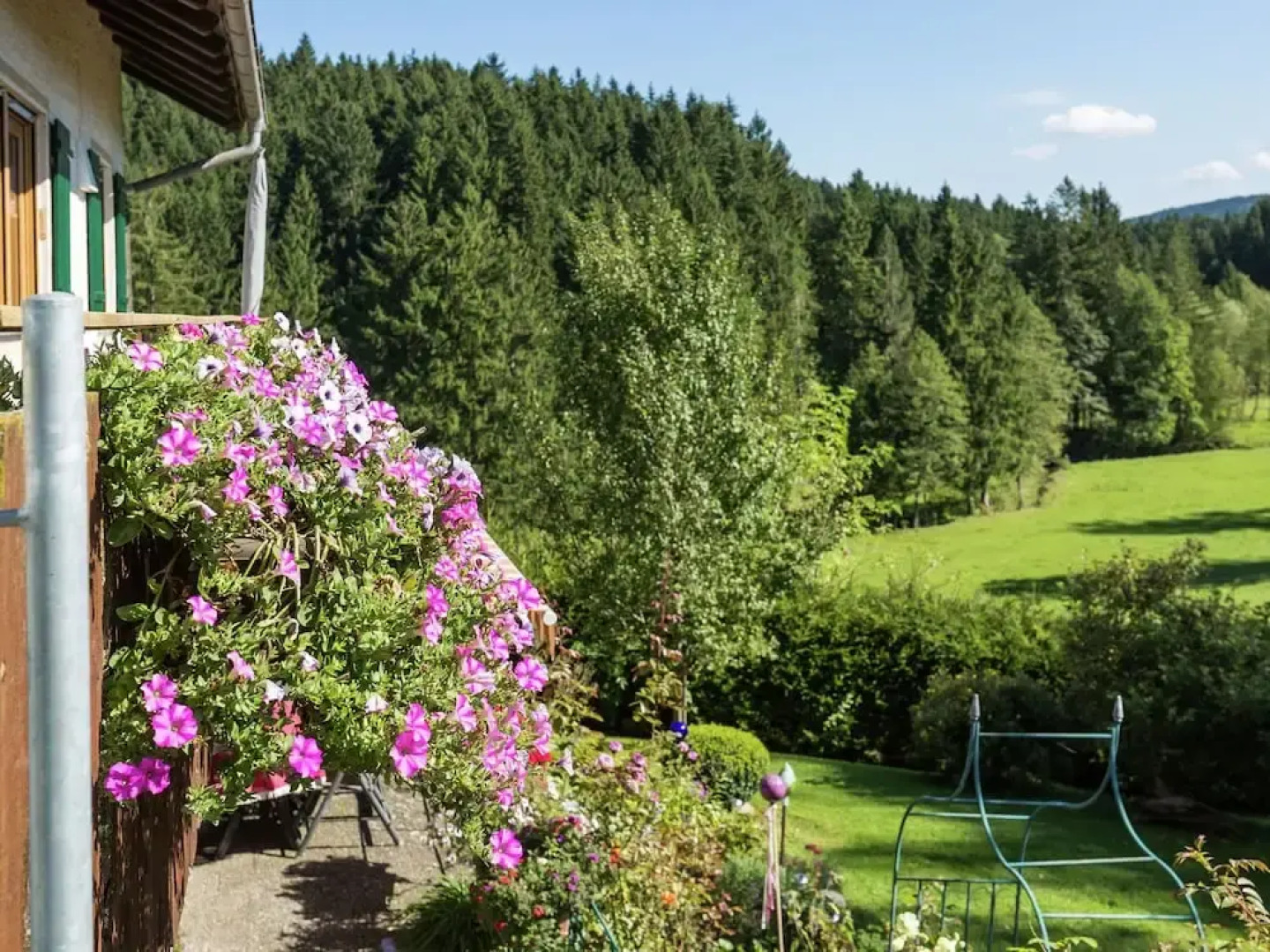 Hill View Farmhouse In Gogel Garden Balcony Barbecue