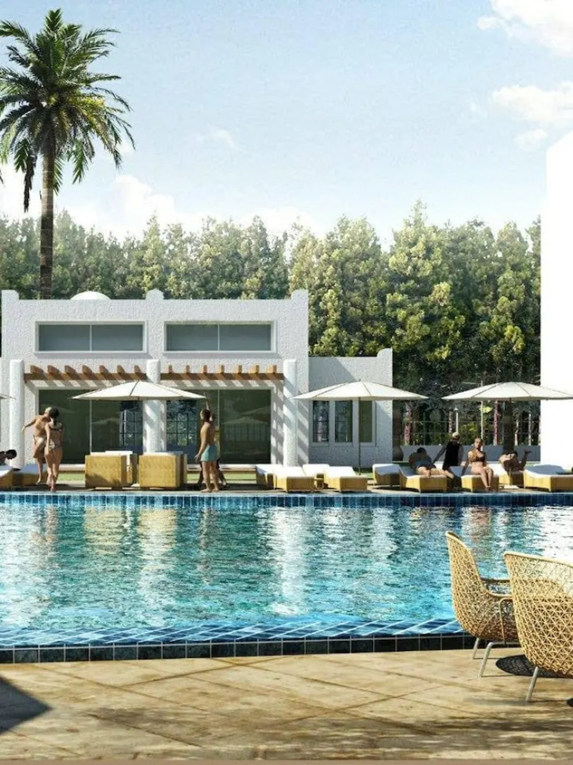 Apartment With one Bedroom in Province de Benslimane, With Wonderful sea View, Pool Access and Furnished Terrace - Near the Beach