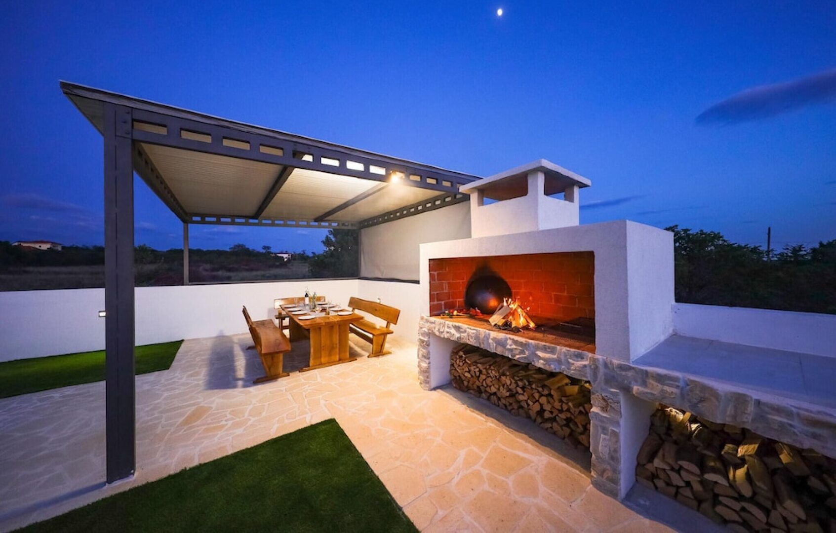 Nice Home in Vrsi With 4 Bedrooms, Wifi and Outdoor Swimming Pool