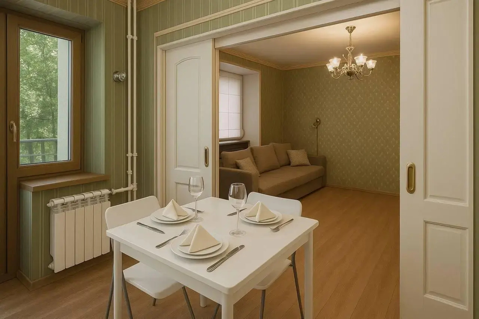 Апартаменты в микрорайне 7А 38А