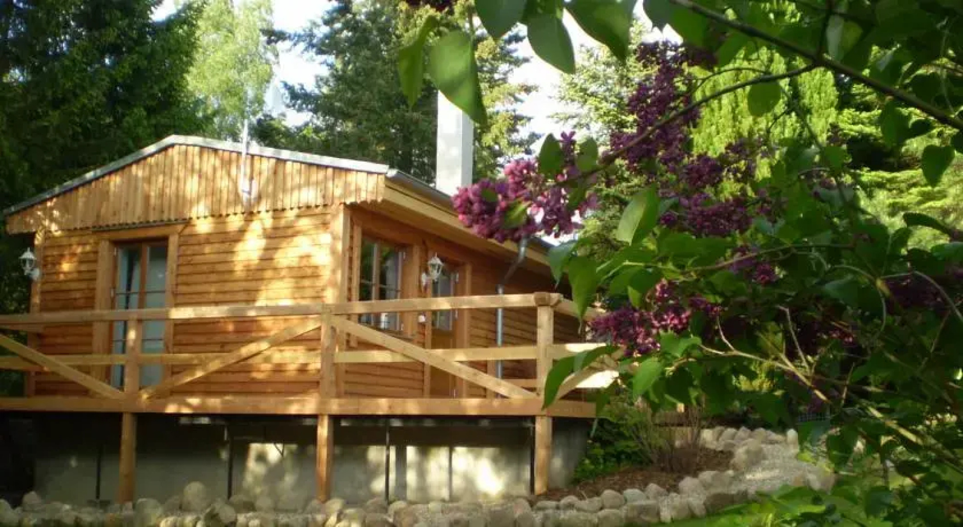 Romantisches Holzhaus