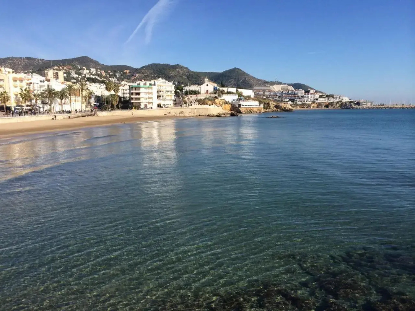 Sitges Beach Panorama