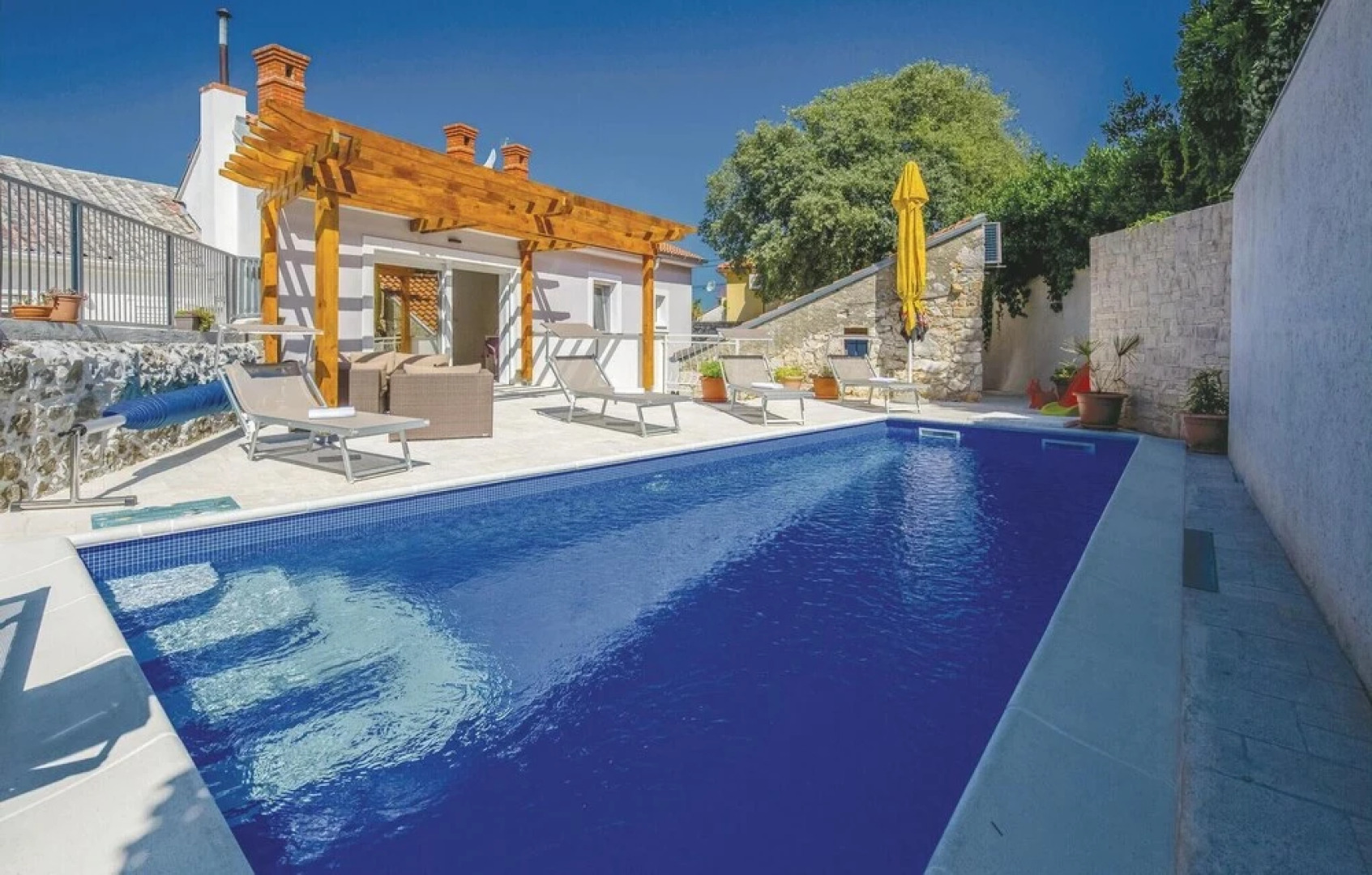 Awesome Home in Novi Vinodolski with WiFi, 4 Bedrooms, Hot Tub