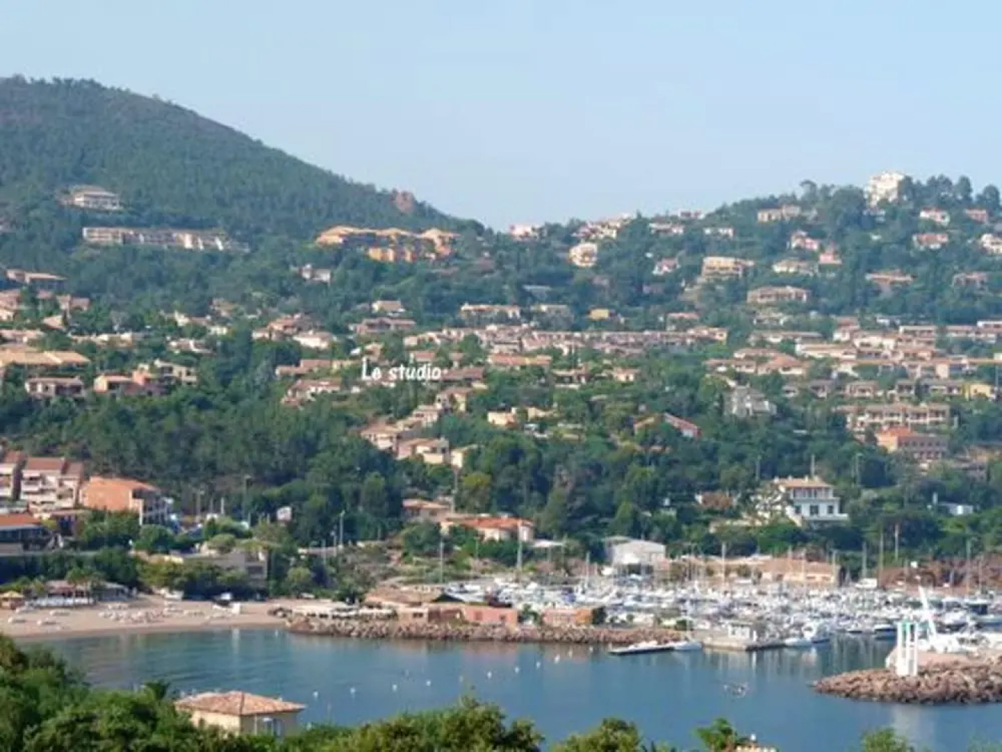 Studio in Théoule-sur-mer, With Wonderful sea View, Furnished Terrace