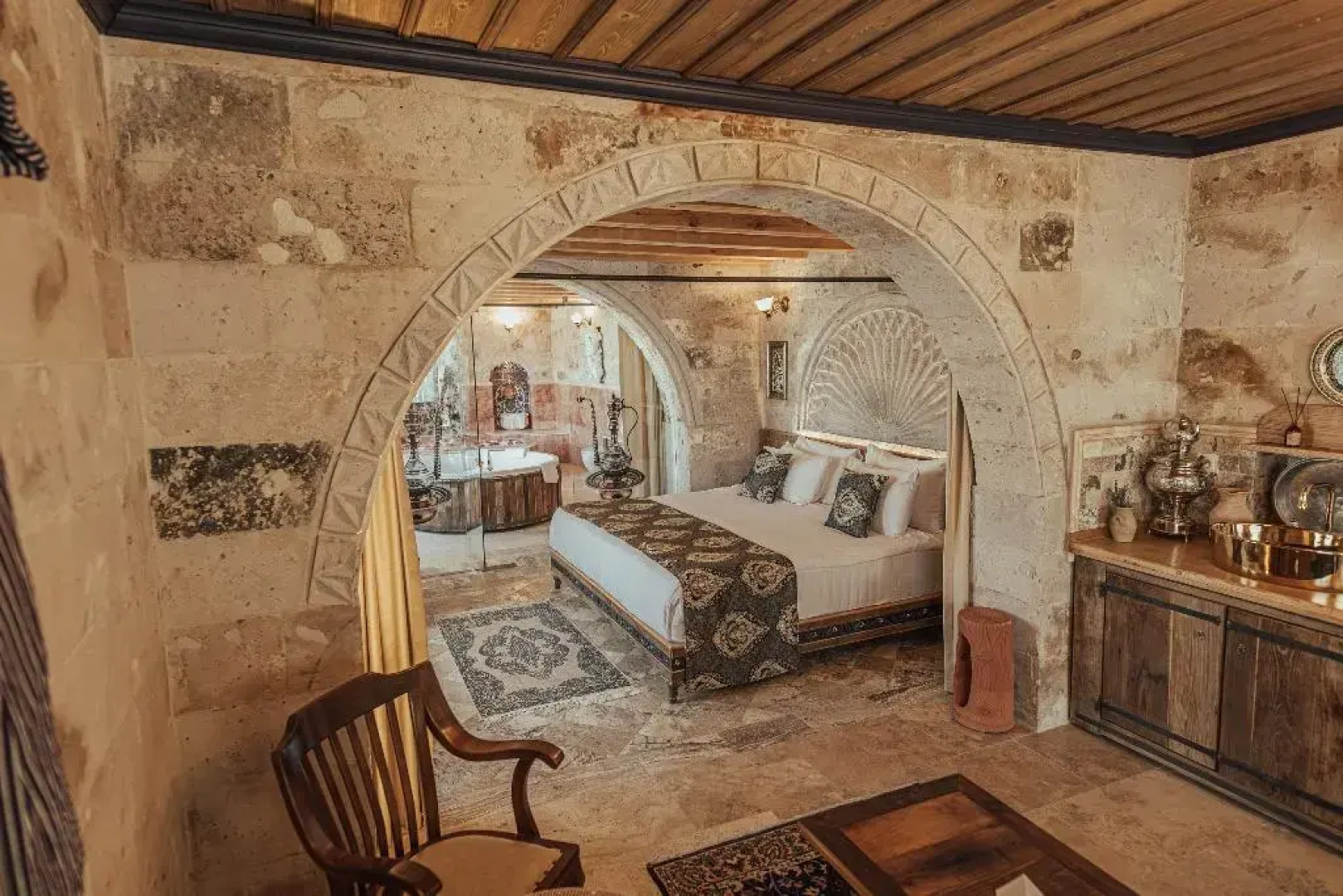 Отель Şah Saray Cave Suites Halal