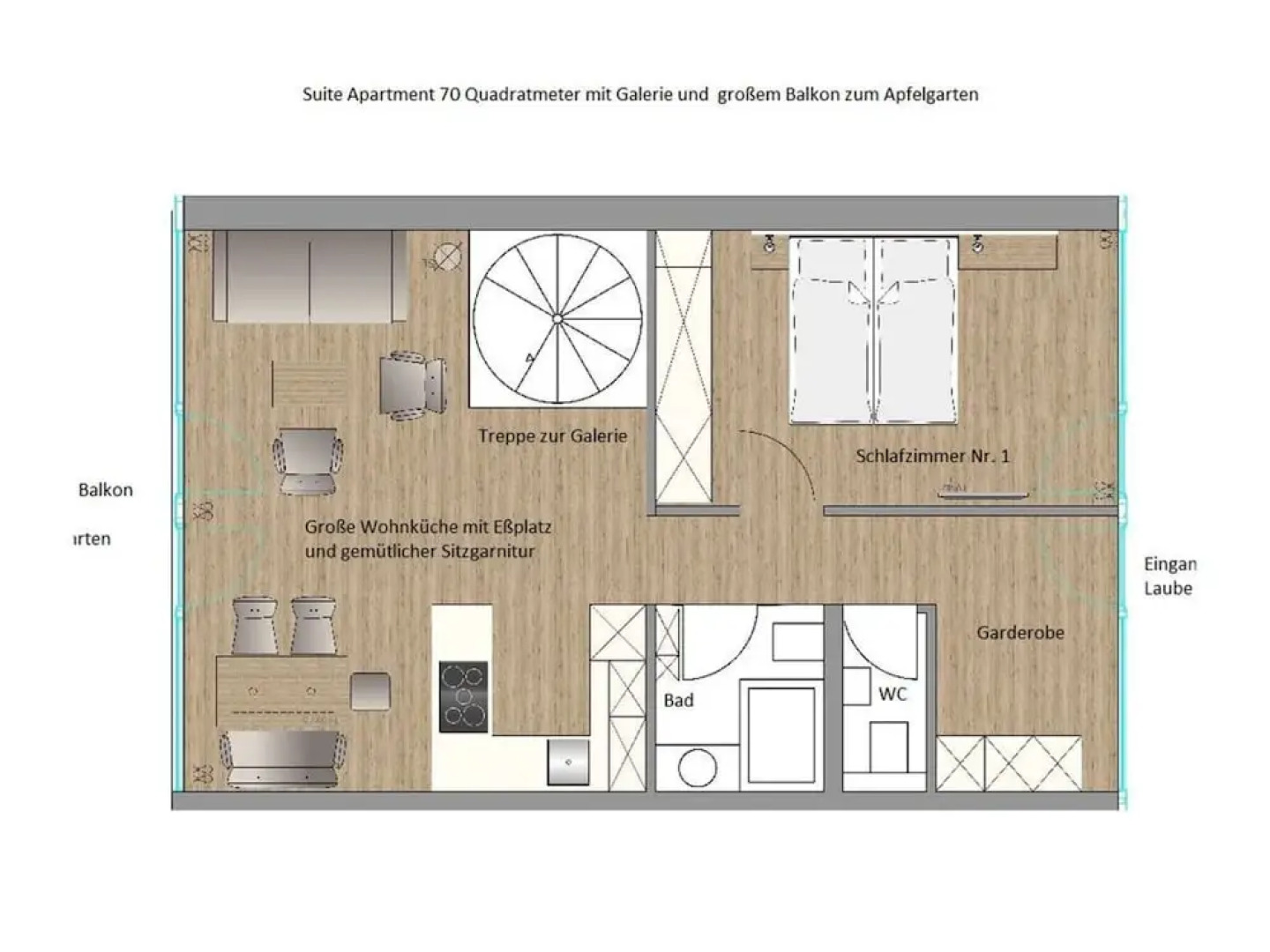 Suite Apartment 80 sqm