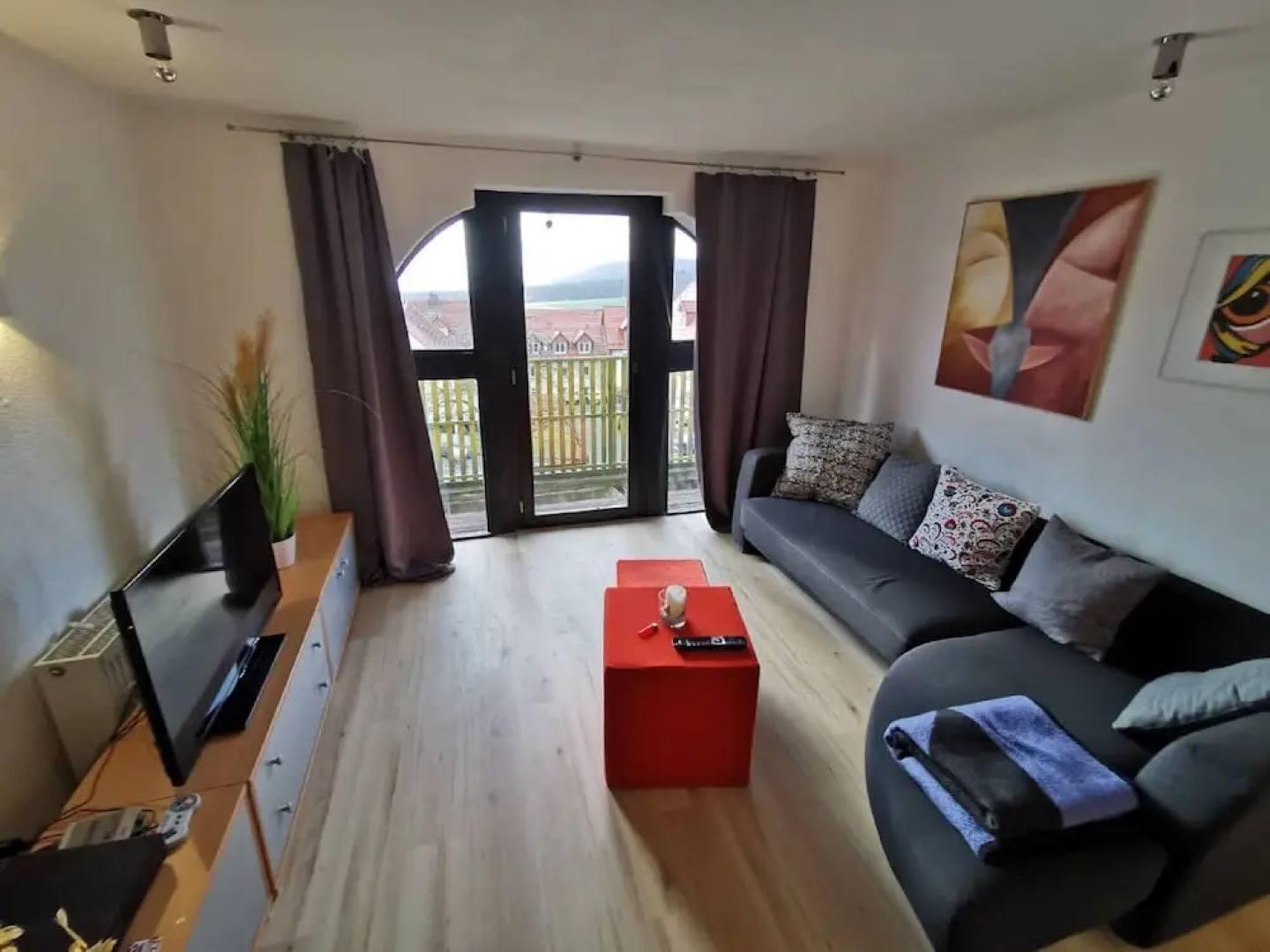 Contemporary Apartment in Schauenburg With Balcony