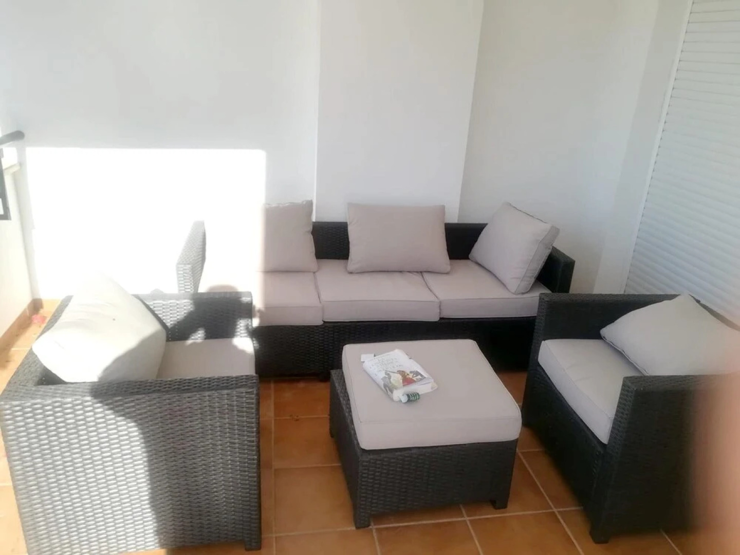 Apartment With one Bedroom in Roquetas de Mar, With Wonderful Mountain View, Shared Pool, Furnished Terrace - 100 m From the Beach