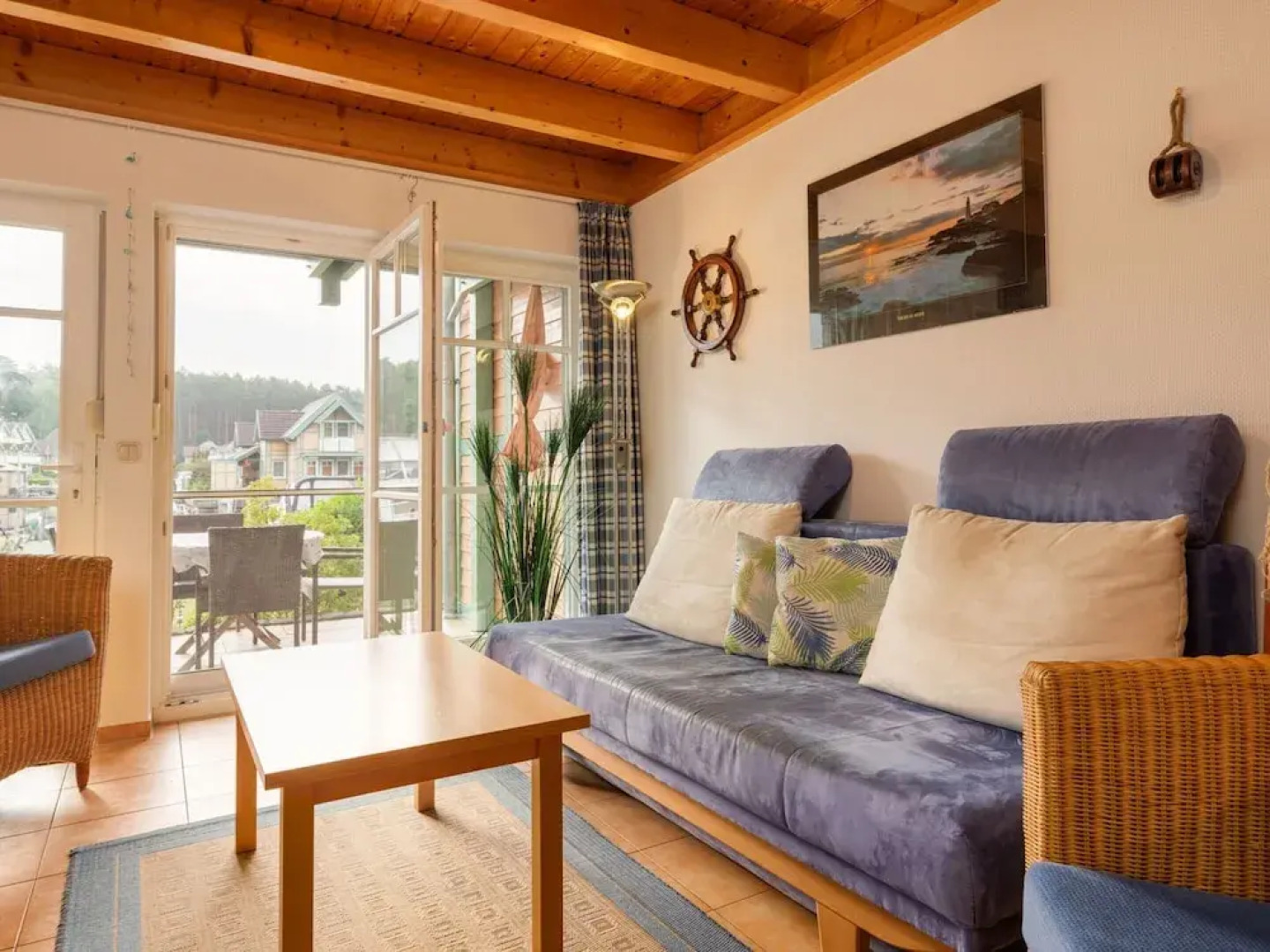 Cozy Holiday Home with Wood Burning Stove near Water