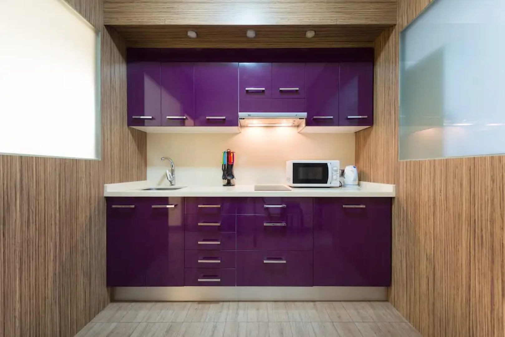 Green water at the beach