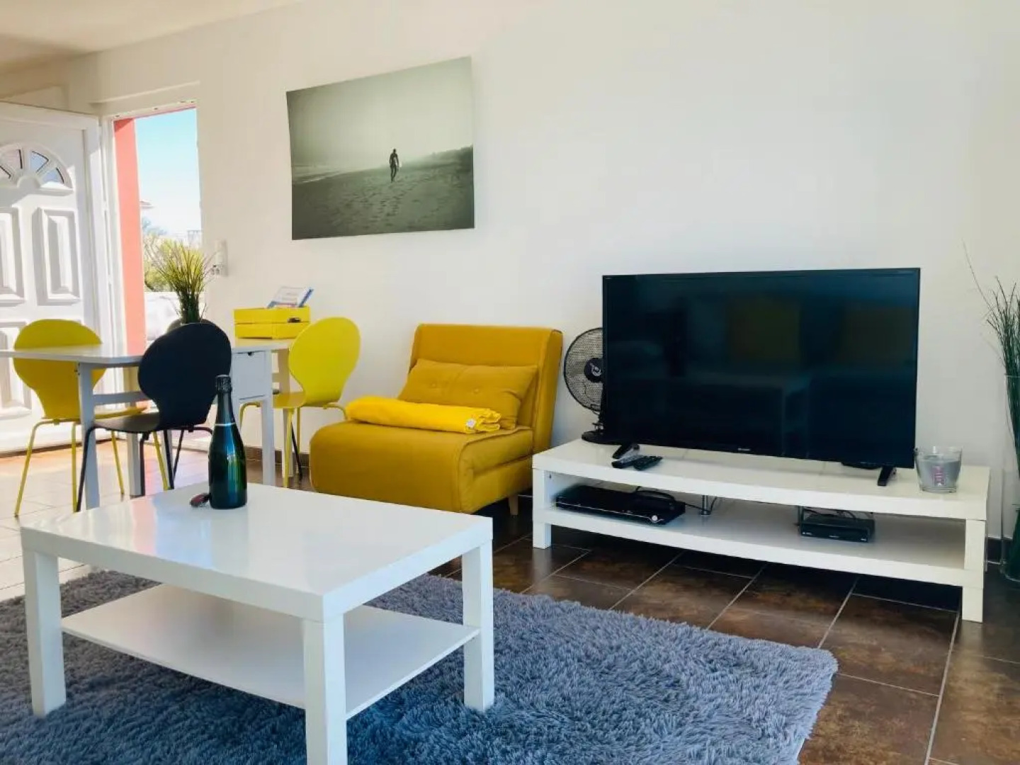 Grand appartement 1ch vue Océan