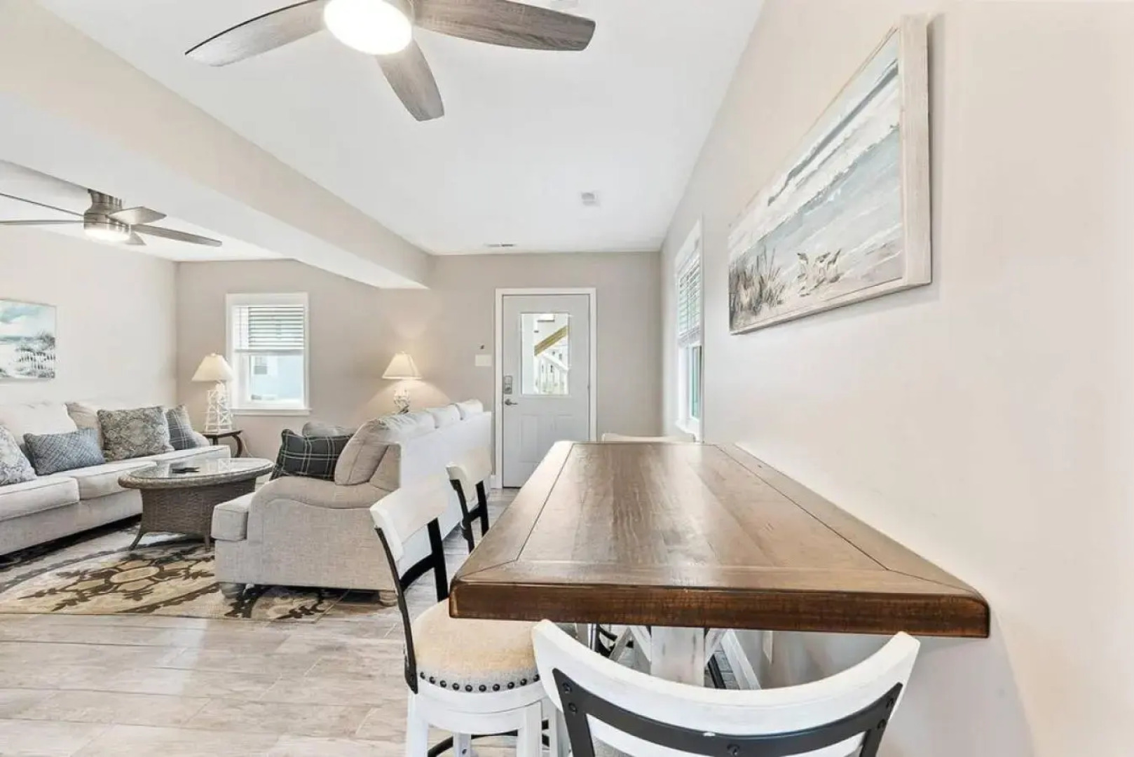 Spectacular 3 BR Condo One Block to the Beach