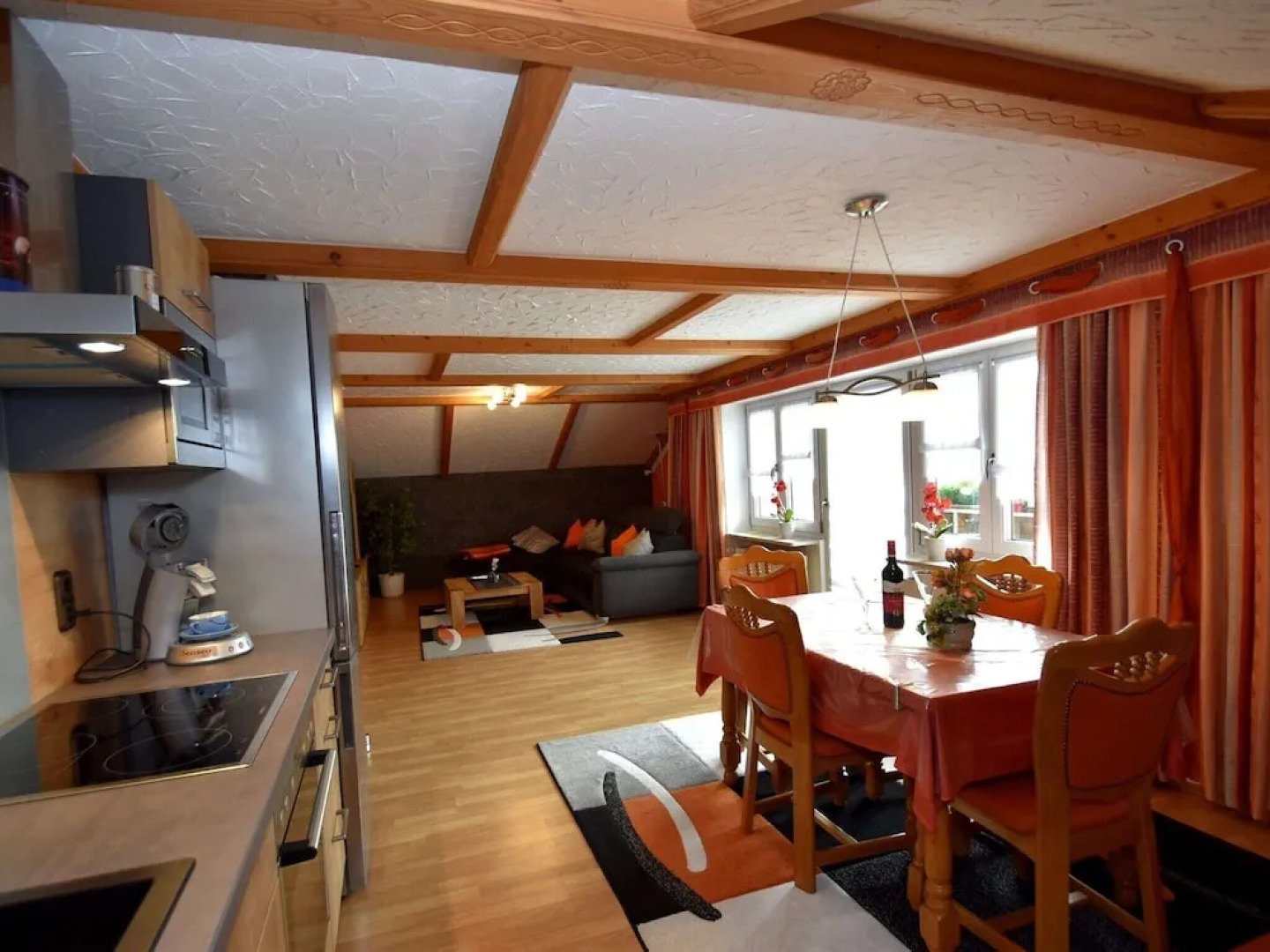 Apartment on the 1st Floor of a Country House in the Bavarian Forest With Balcony