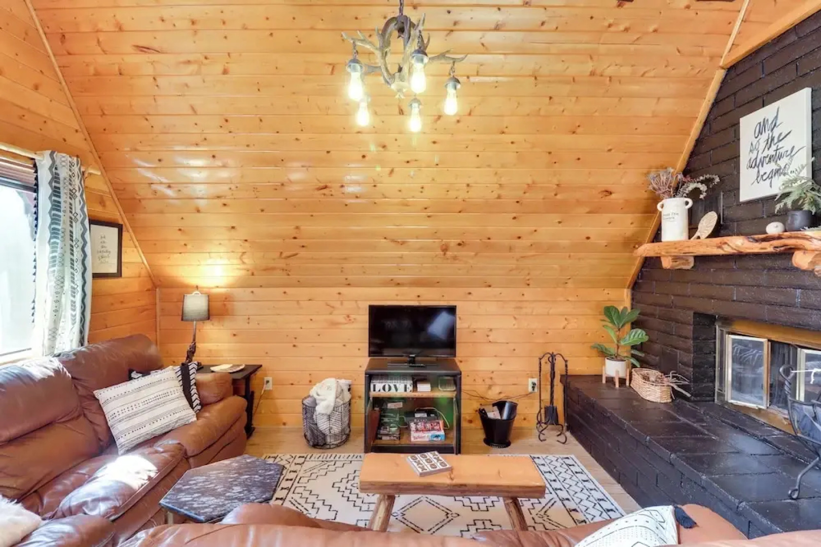 Rustic-modern Overgaard Cabin w/ Decks & Fire Pit!