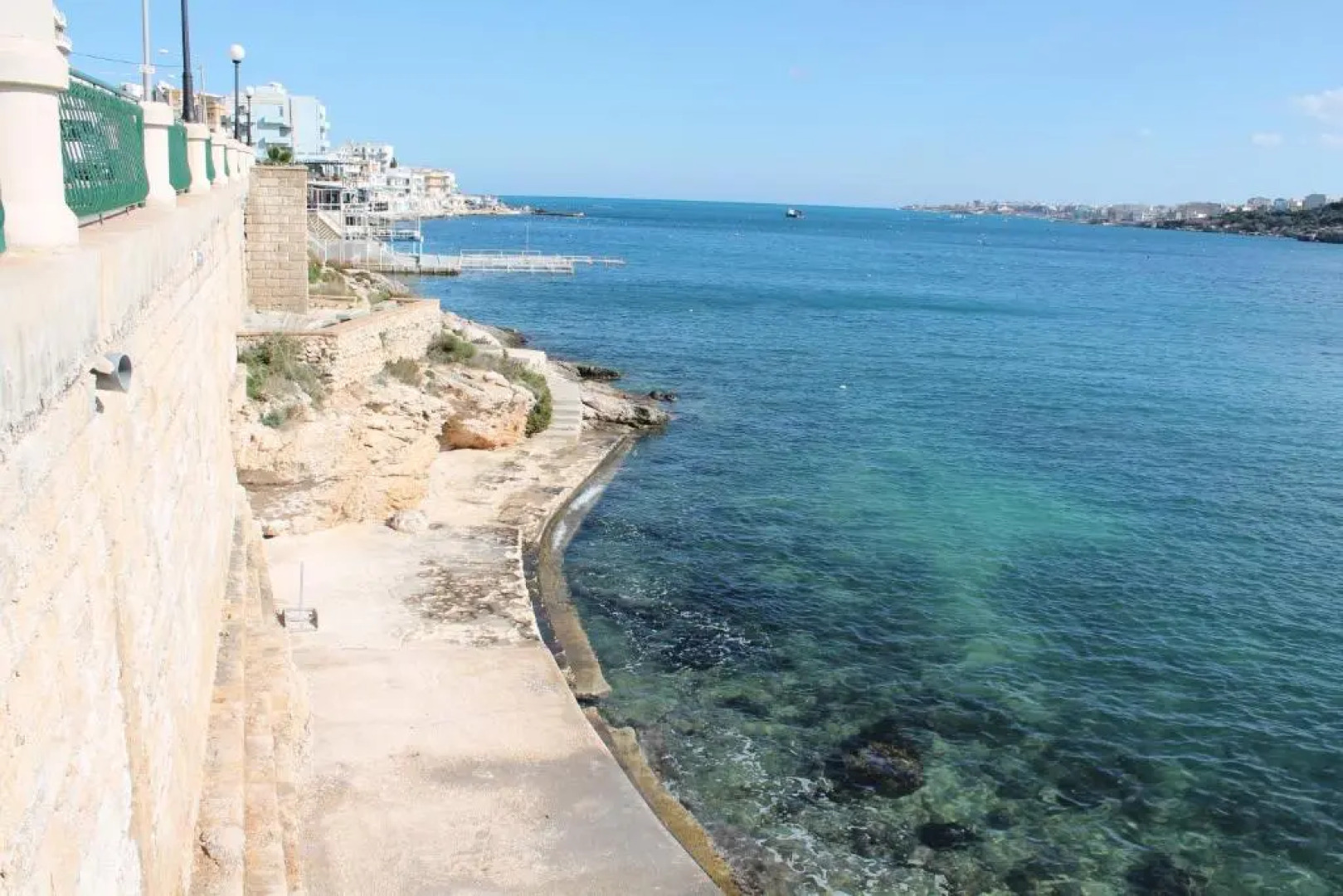 Blue Harbour 3 bedroom seafront apartment with large yard on the promenade - by Getawaysmalta