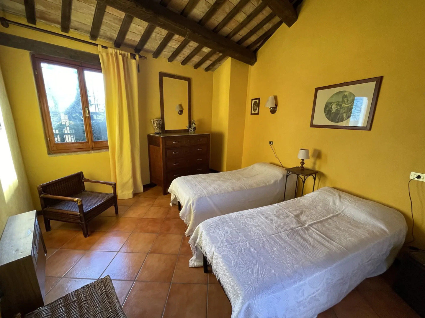 A holiday home with swimming pool in a national park