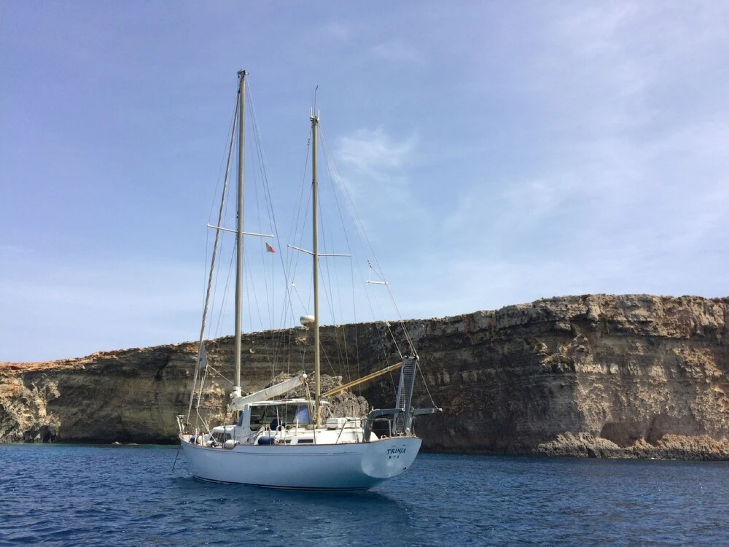 Valletta Grand Harbor Sailing Boat