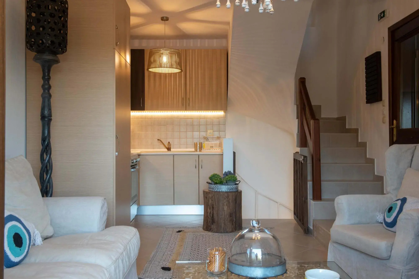 Dandy on the Beach Nea Roda, Komitsa Beach | Private Villa with Pool |Sea View