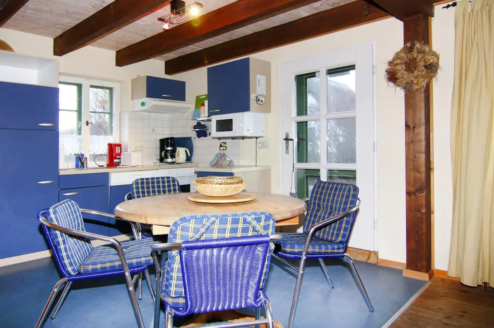 Terraced Houses in the Port Village of Vieregge on the Island of Rugen