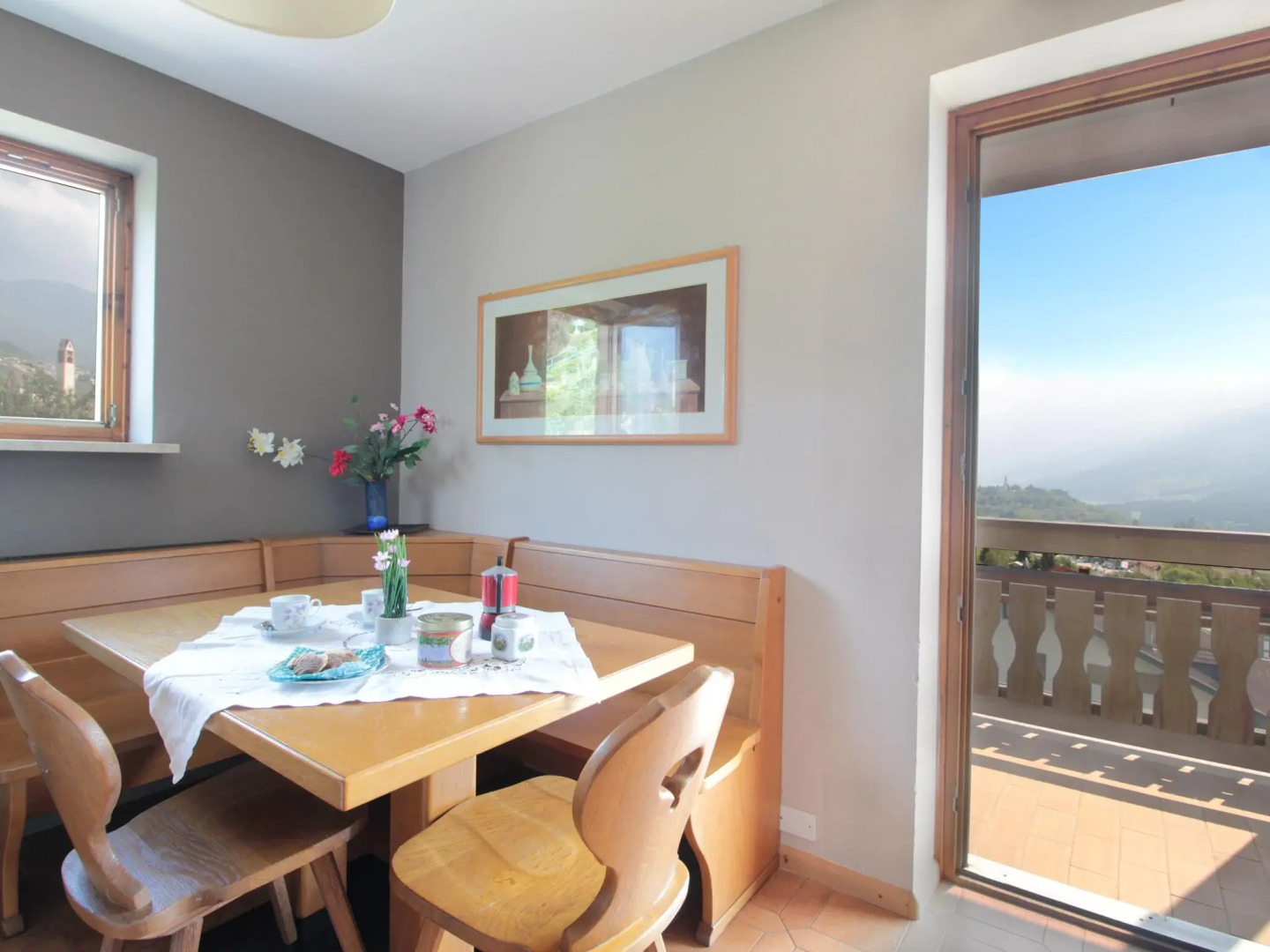 Bright apartment in Val di Fiemme with spacious terrace