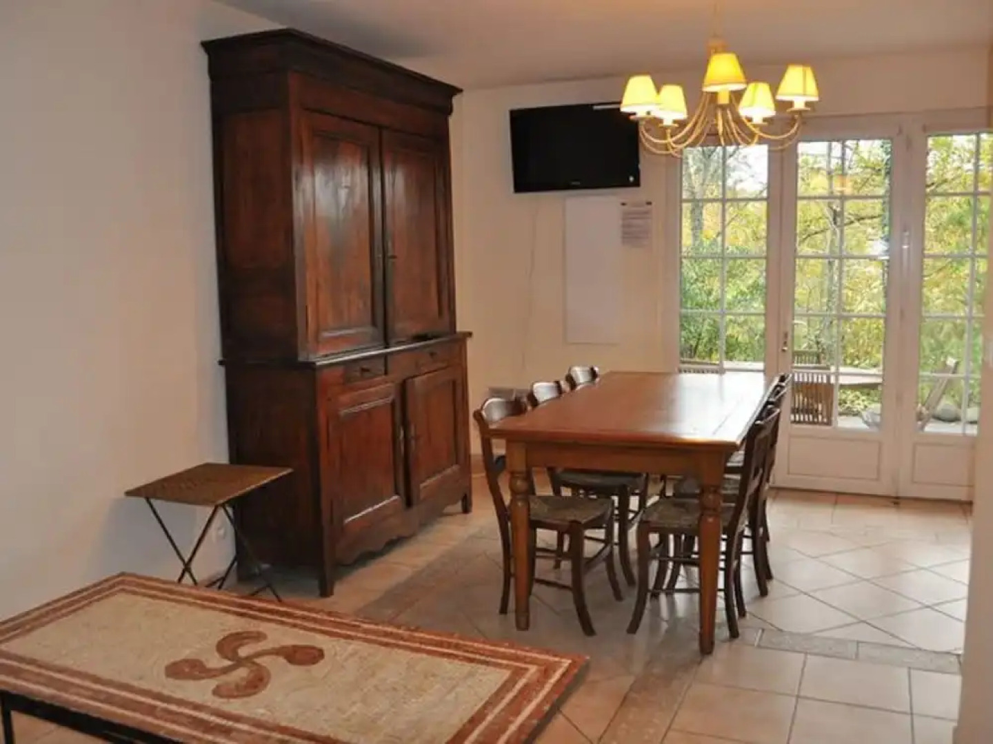 Colorful Holiday Home in Basque Style in a Green Environment