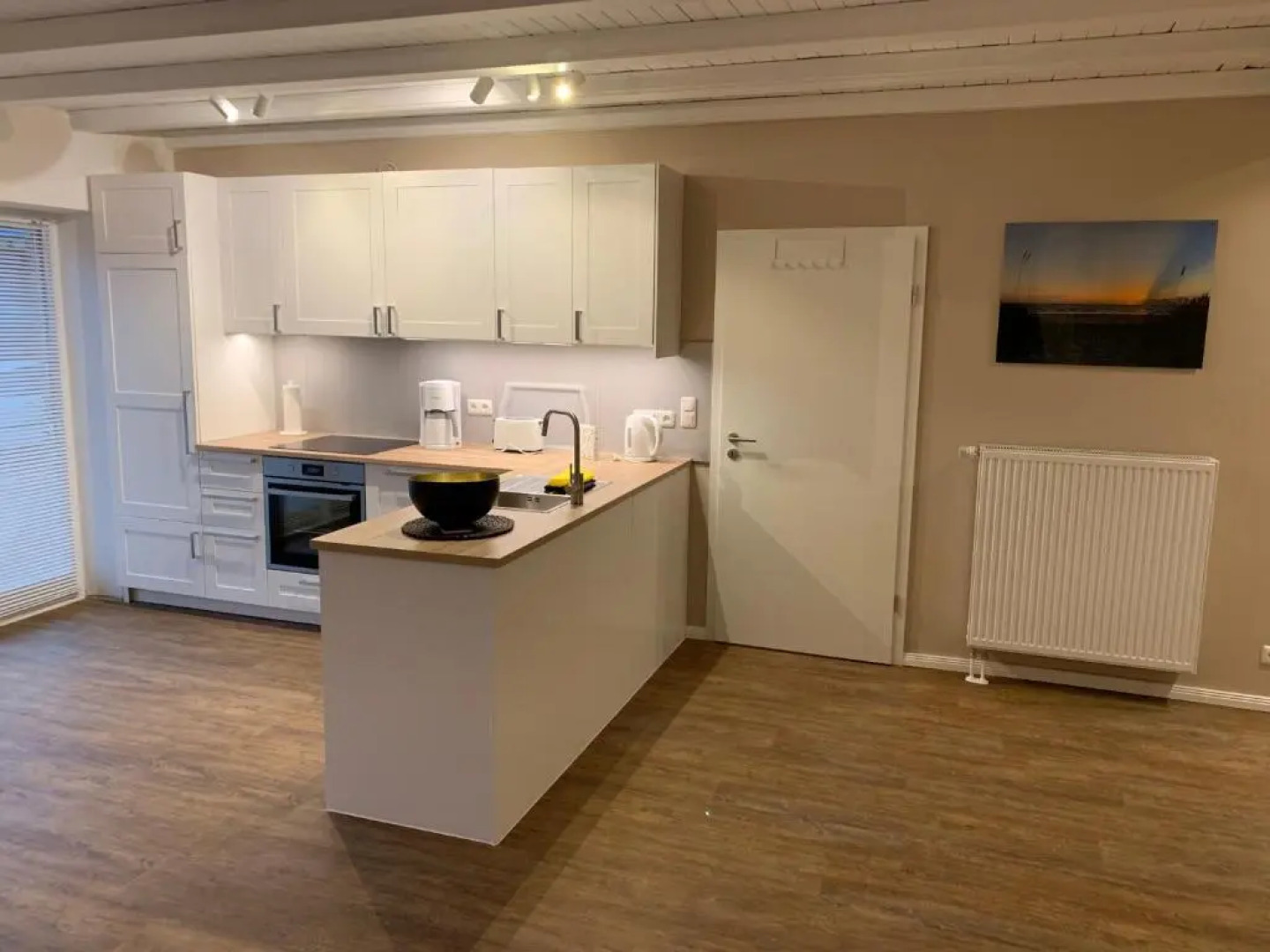 Ferienwohnung Arp Beach House mit Terrasse und Parkplatz