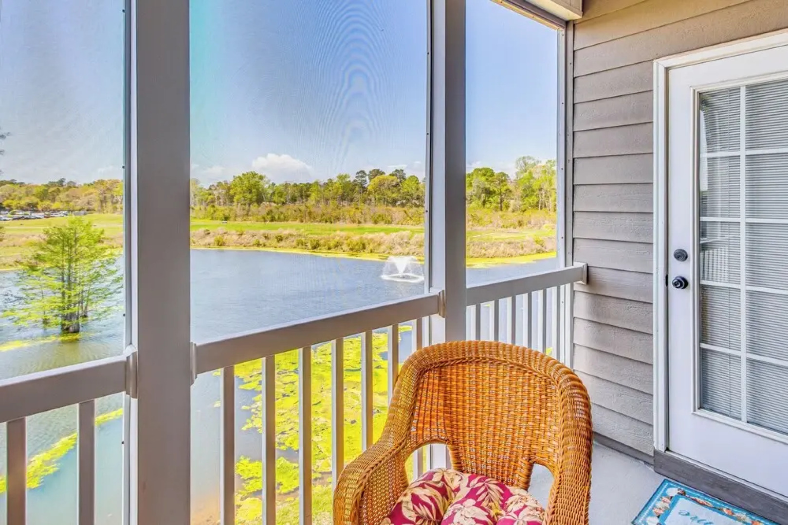 Balcony + Pool Access: Serene Little River Retreat