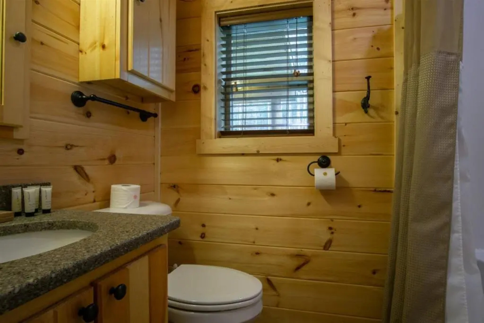 Creekside Log Cabin in Pisgah Forest