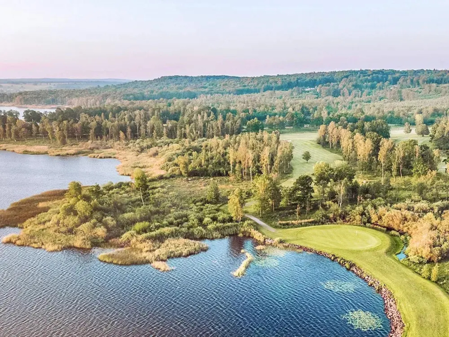 Serene Lakehouse With Rowing Boat