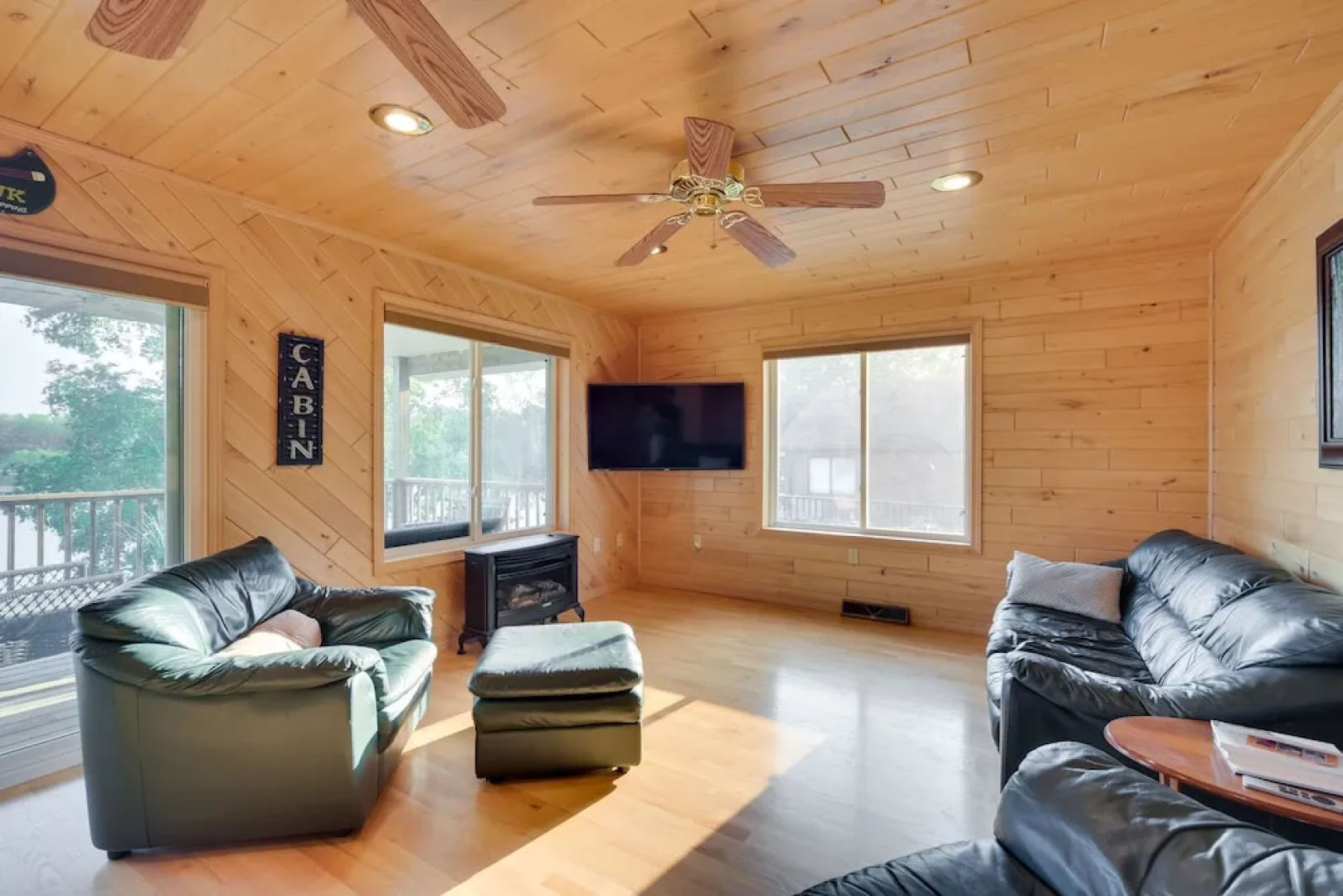 Lakefront Birchwood House w/ Deck + Fire Pit!