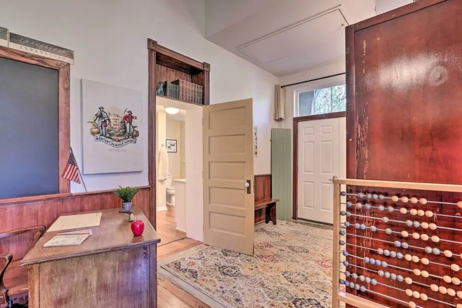 Renovated WV Schoolhouse: History Buffs Heaven!