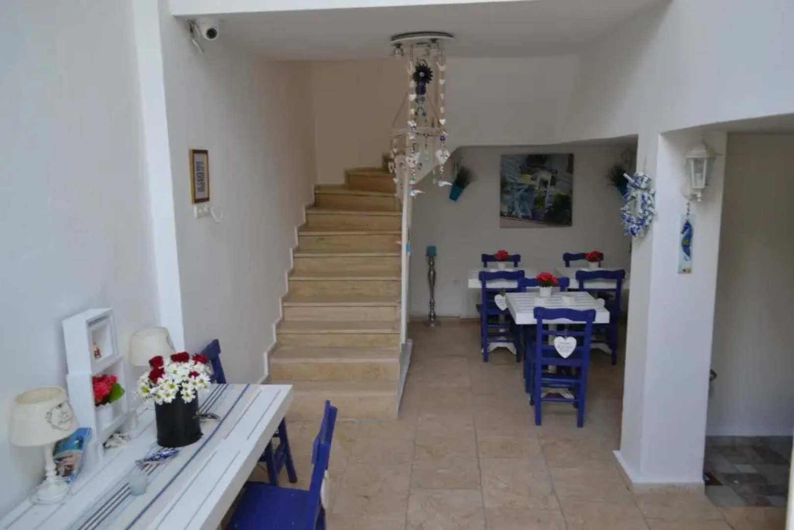 White and Blue Bodrum