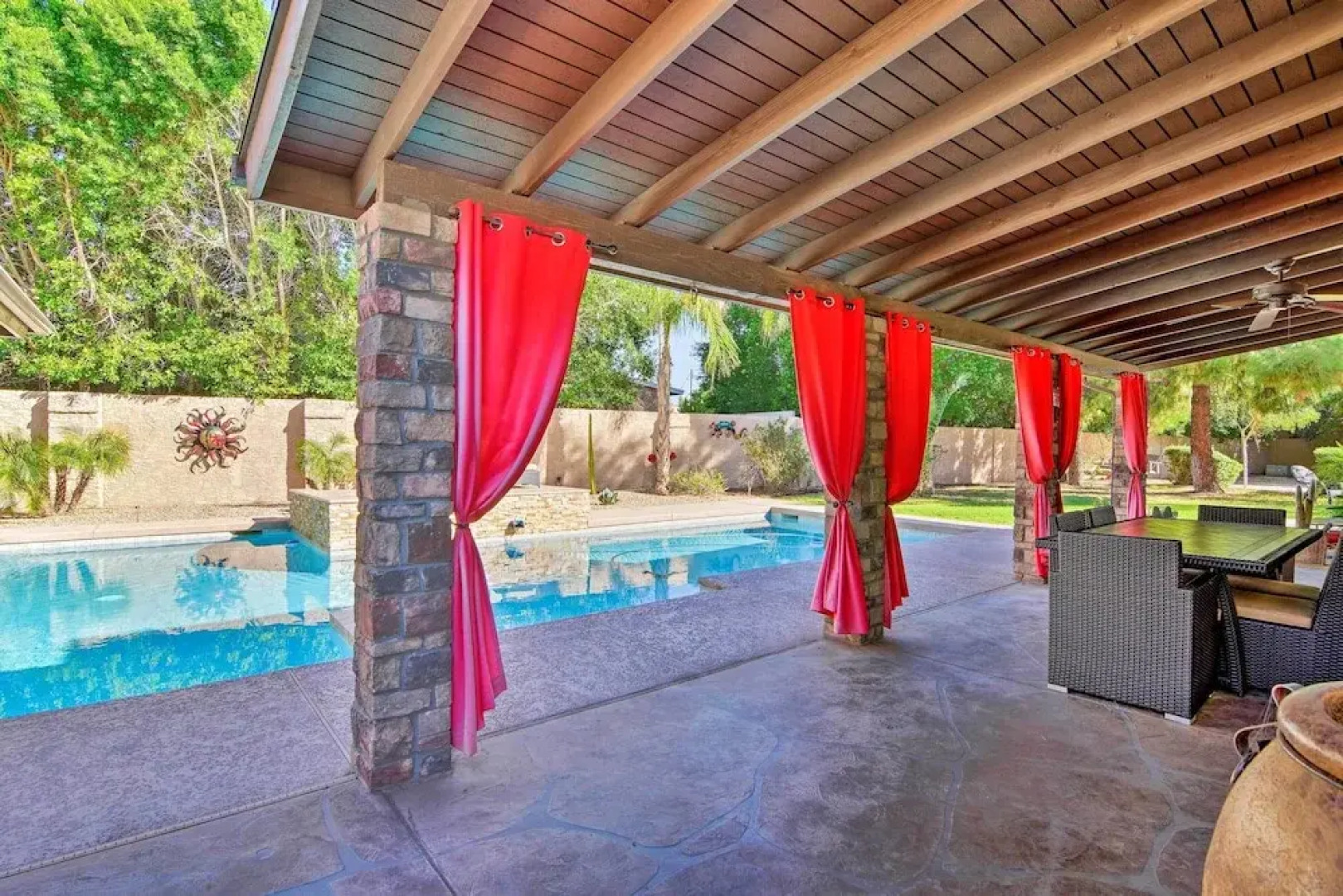 Pool, Bar & Game Room: Red Mountain Mesa Oasis
