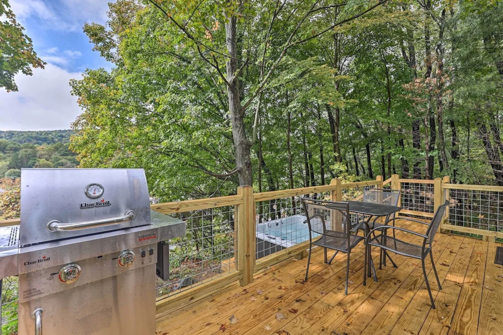 Hilltop Hideaway w/ Scenic Views & Hot Tub!