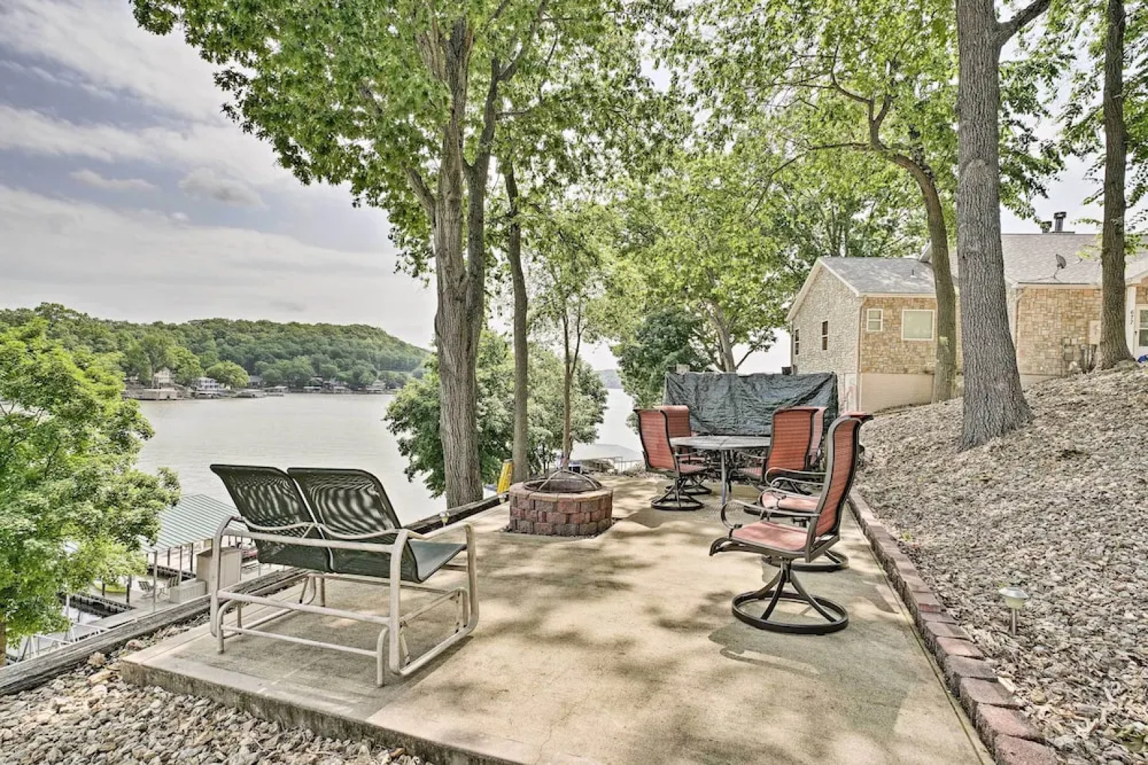 Waterfront Sunrise Beach Home w/ Dock & Grill