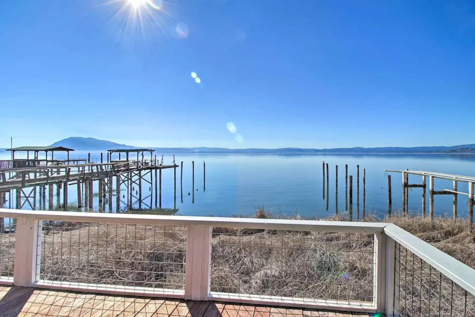 Lakefront Sanctuary w/ Mount Konocti Views