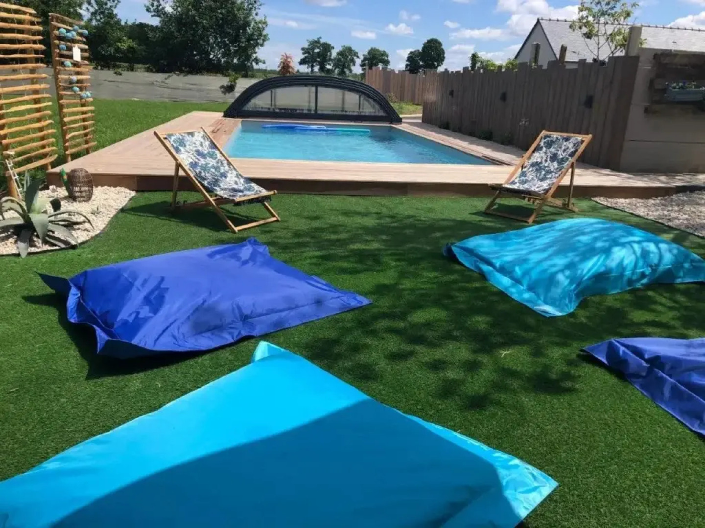 Ardoises Et Agapanthes