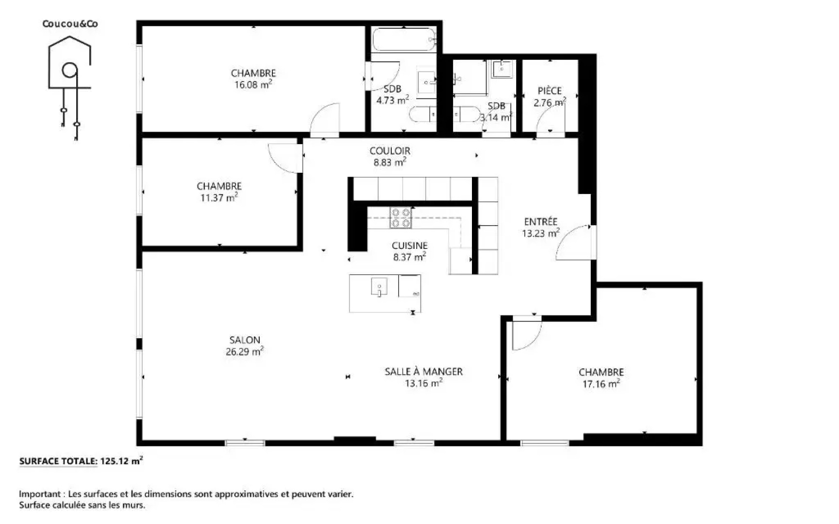 Sublime contemporary apartment in the city centre